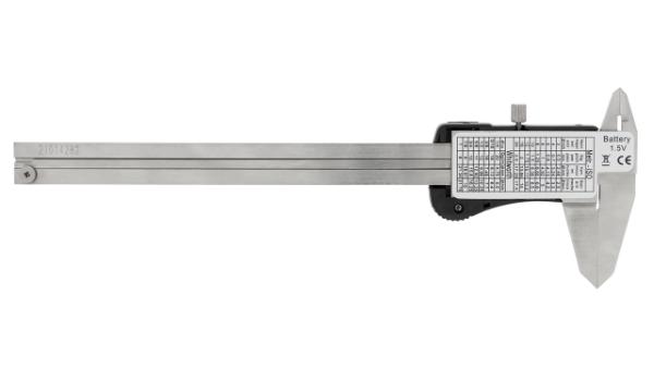 Digital Skydelære 0-150x0,01 mm med kæbelængde 40 mm
